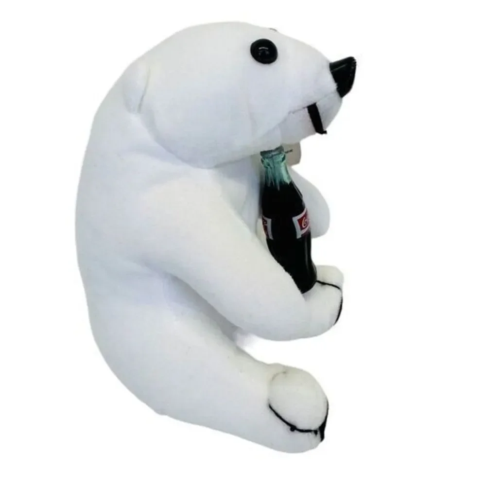 VTG 1993‎ Coca-Cola Polar Bear Plush Stuffed Animal Coke Play By Play NOS 6